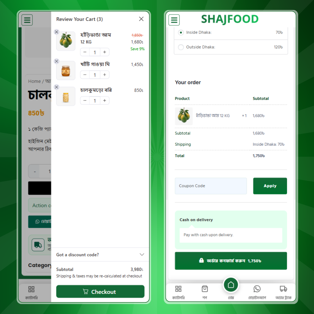 ShajBazar Organic Food – Premium WordPress E-Commerce Website - Image 9