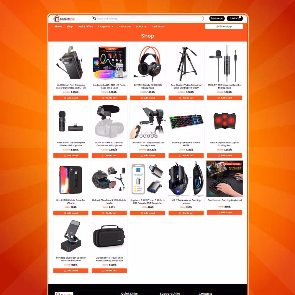 GadgetGhor – Premium WordPress Gadget, Electronics & Mobile Accessories E-Commerce Website - Image 5