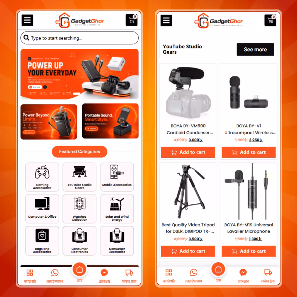 GadgetGhor – Premium WordPress Gadget, Electronics & Mobile Accessories E-Commerce Website - Image 2