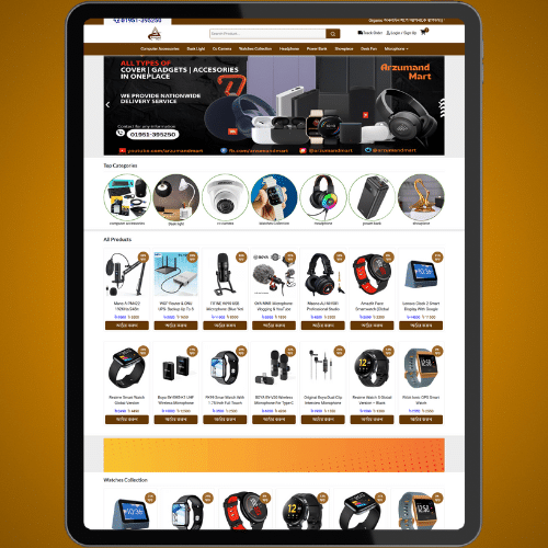 Gadget E-Com Laravel – Premium Gadget, Electronics & Mobile Accessories Website